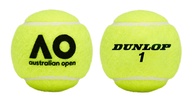 Lauko teniso kamuoliukai DUNLOP AUSTRALIAN OPEN - 3 vnt. 3